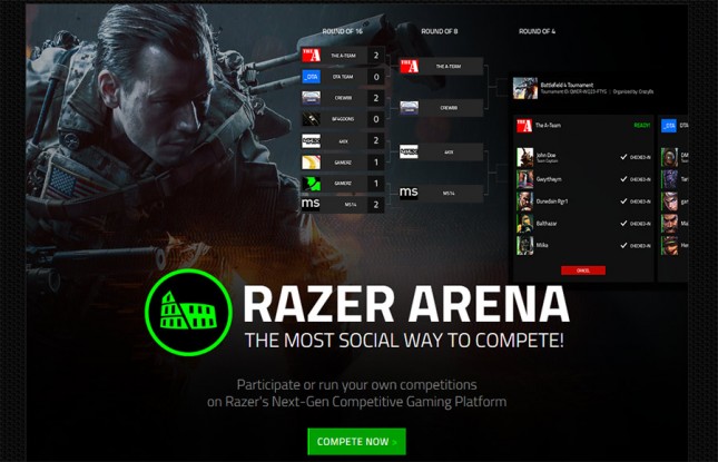 Razer Announces Arena Platform for Pro-Level Tournament Matchmaking